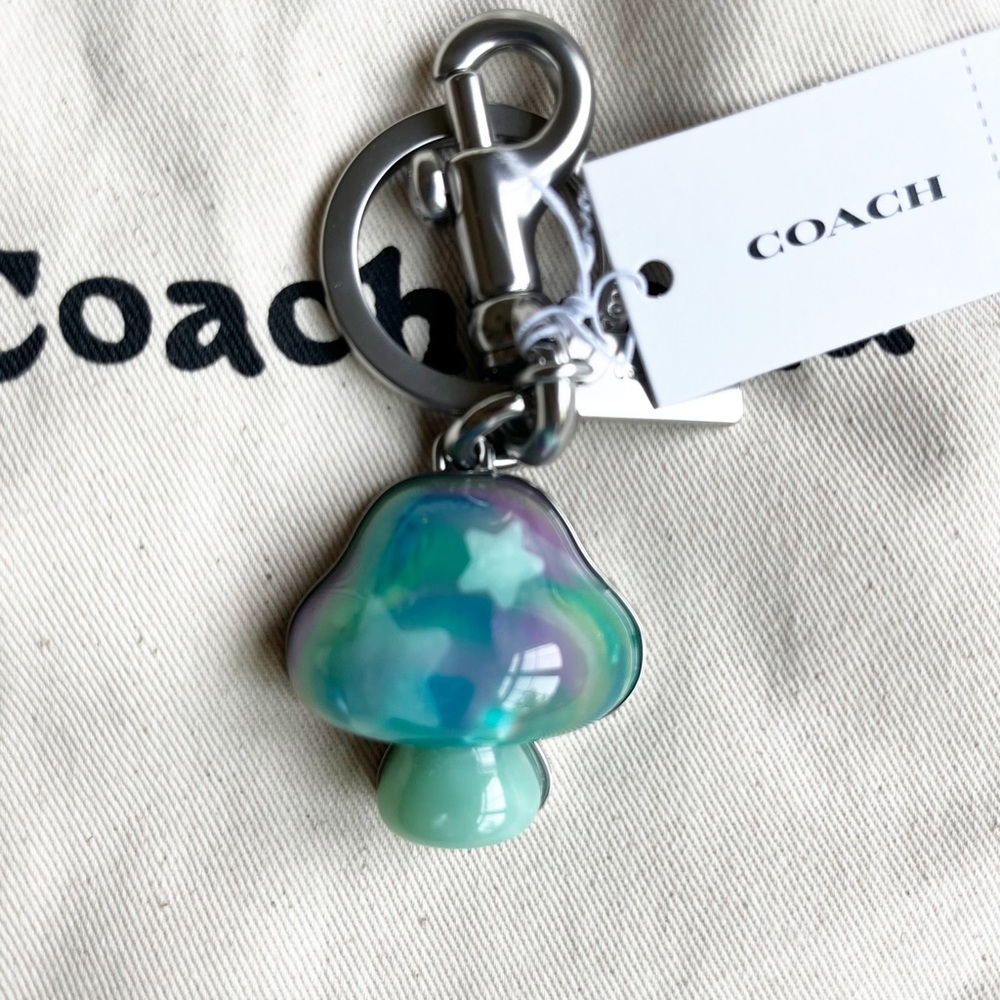 NWT Coach Coachtopia Mushroom Bag Charm